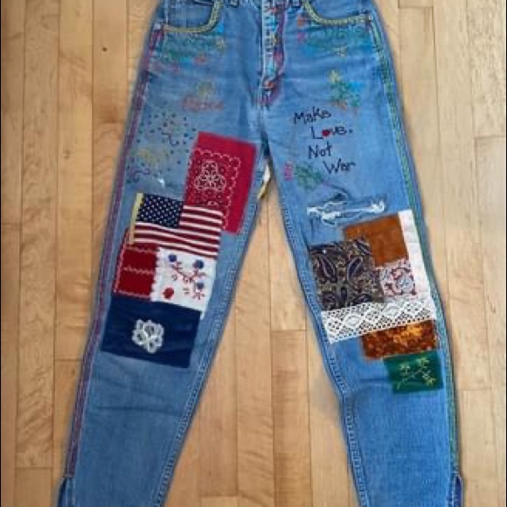 70’s Embroidered Pants